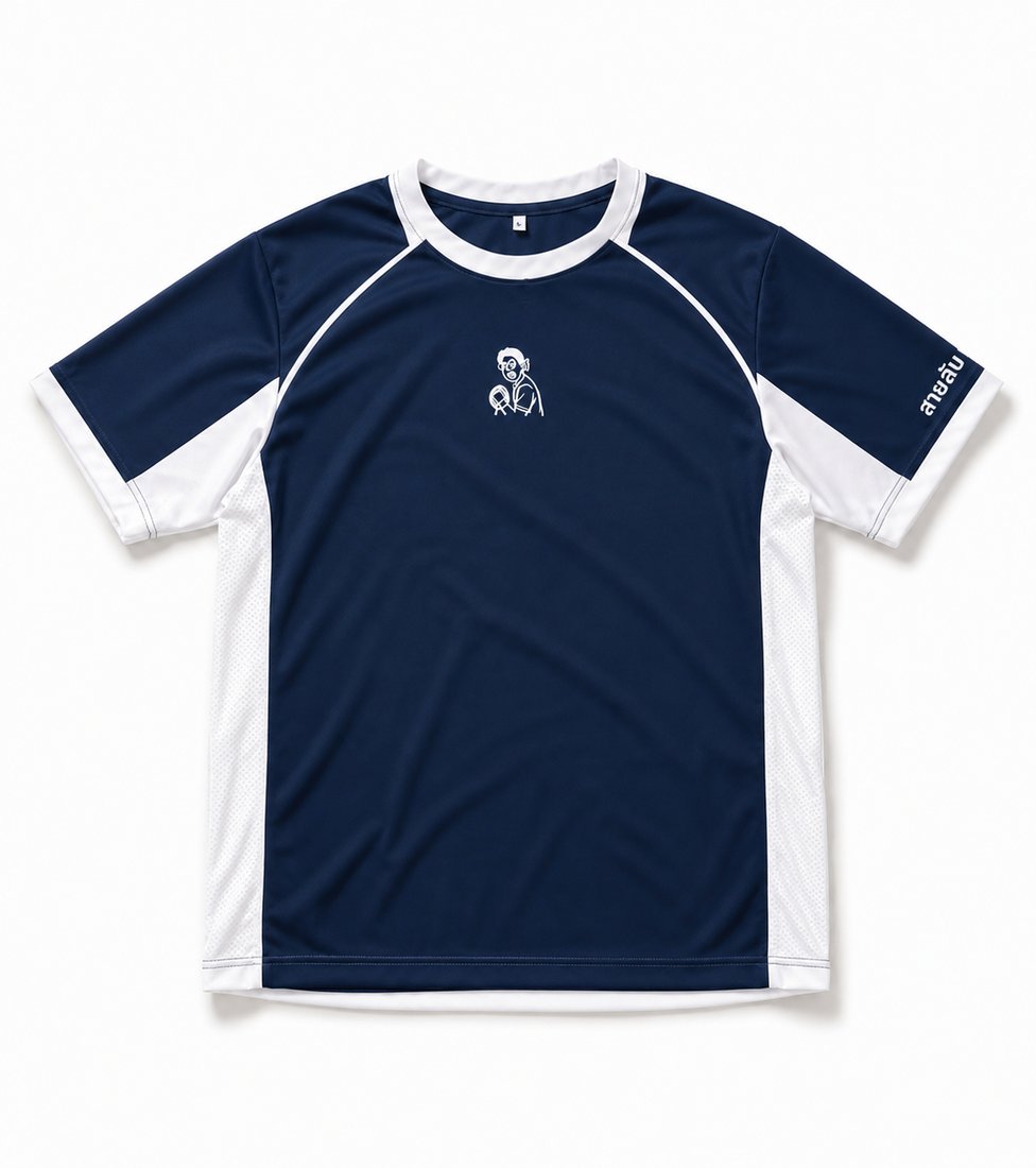 Badminton Performance T-shirt สี Poseidon
